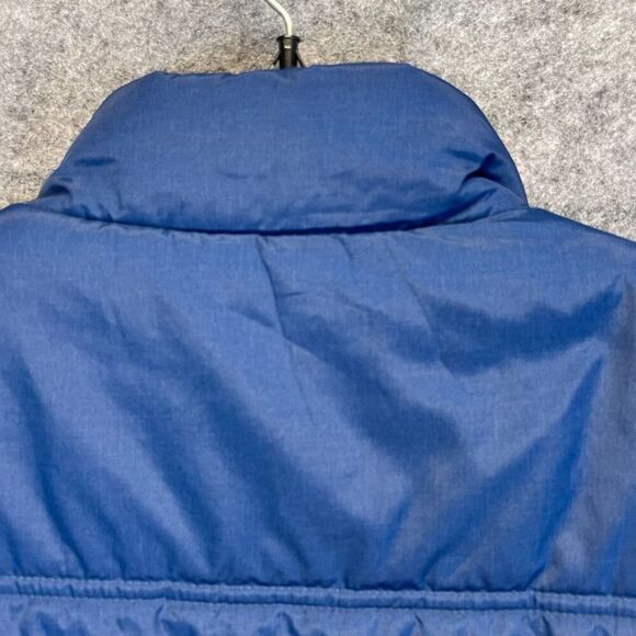 WEATHERPROOF VINTAGE Vest Men's XL Navy Blue Quilted Puffer Flannel Lined Zip Up - Picture 11 of 13